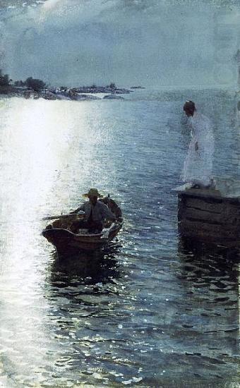 Anders Zorn Sommervergnugen oil painting picture